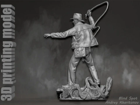 Indiana Jones 3D Print Model