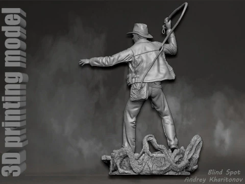 Indiana Jones 3D Print Model