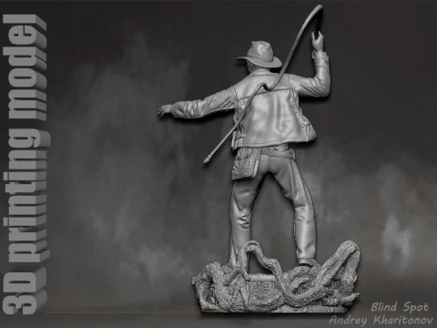 Indiana Jones 3D Print Model