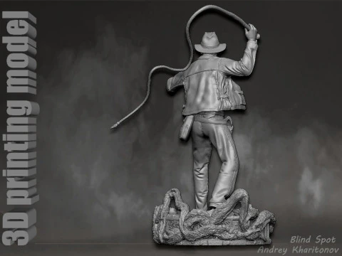 Indiana Jones 3D Print Model
