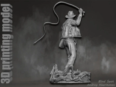 Indiana Jones 3D Print Model