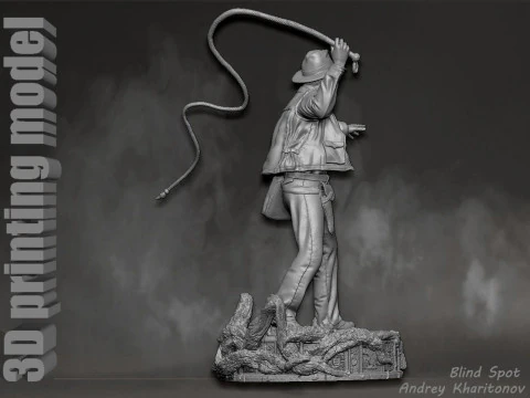 Indiana Jones 3D Print Model