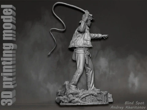 Indiana Jones 3D Print Model