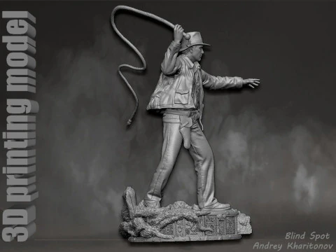 Indiana Jones 3D Print Model