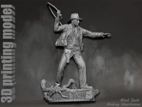 Indiana Jones 3D Print Model