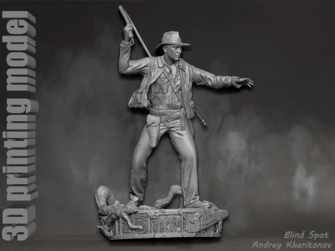 Indiana Jones 3D Print Model