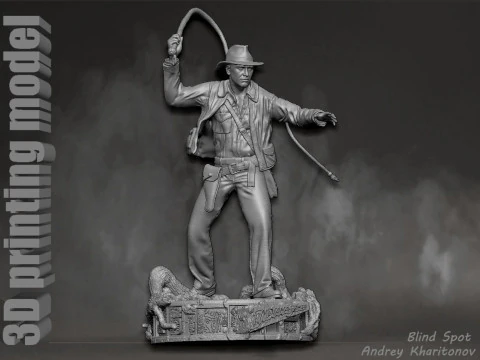 Indiana Jones 3D Print Model