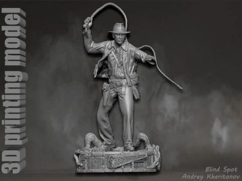 Indiana Jones 3D Print Model