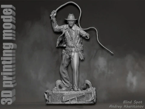 Indiana Jones 3D Print Model