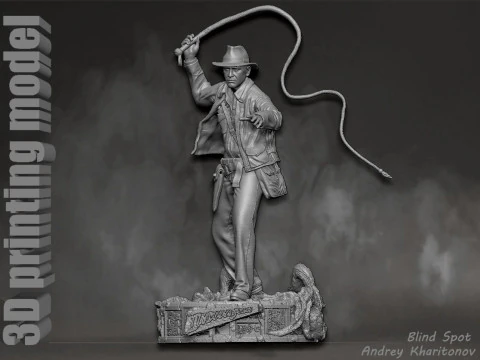 Indiana Jones 3D Print Model