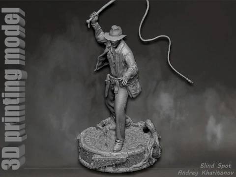 Indiana Jones 3D Print Model
