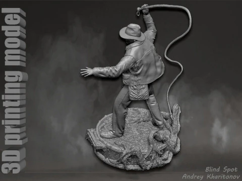 Indiana Jones 3D Print Model
