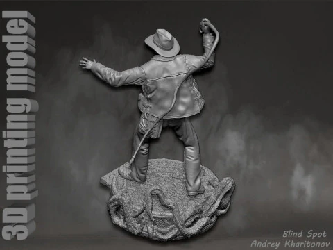 Indiana Jones 3D Print Model