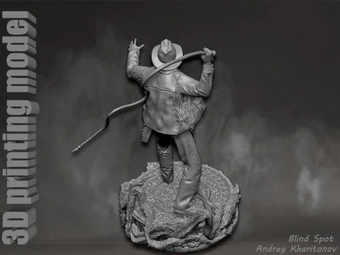 Indiana Jones 3D Print Model