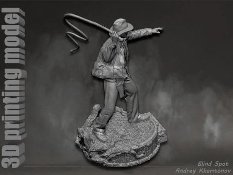 Indiana Jones 3D Print Model