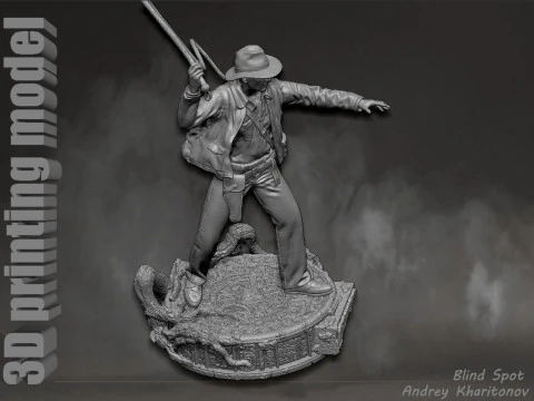 Indiana Jones 3D Print Model