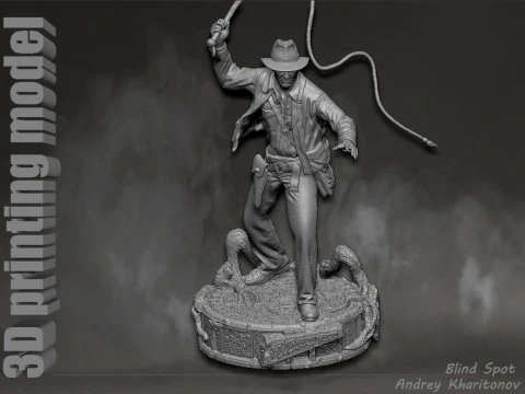 Indiana Jones 3D Print Model