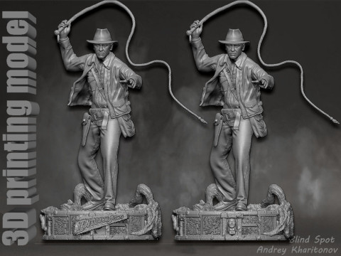 Indiana Jones 3D Принт Модель
