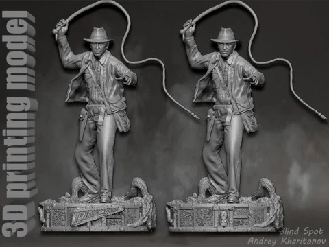 Indiana Jones 3D Print Model