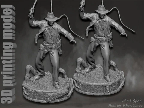 Indiana Jones 3D Print Model