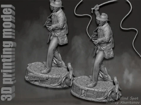 Indiana Jones 3D Print Model