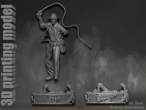 Indiana Jones 3D Print Model