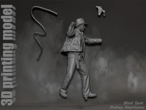 Indiana Jones 3D Print Model
