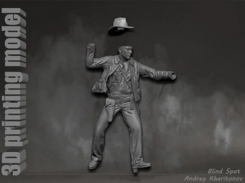 Indiana Jones 3D Print Model