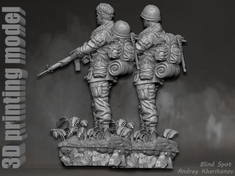 Platoon Chris Taylor 3D-printmodel