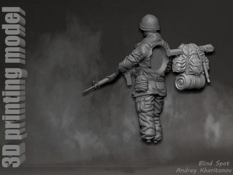 Platoon Chris Taylor 3D-printmodel