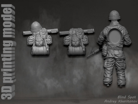 Platoon Chris Taylor 3D-printmodel