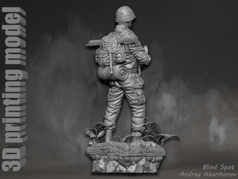 Platoon Chris Taylor 3D-printmodel