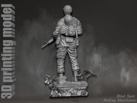Platoon Sergeant Elias Modelo de impresión 3D