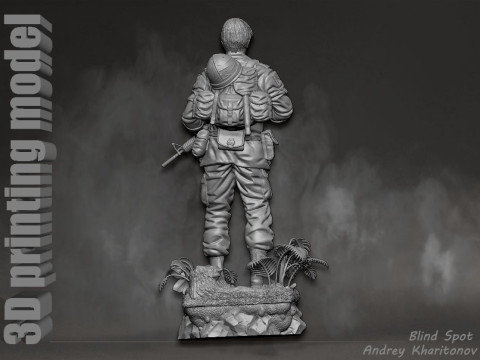 Platoon Sergeant Elias Modelo de impresión 3D