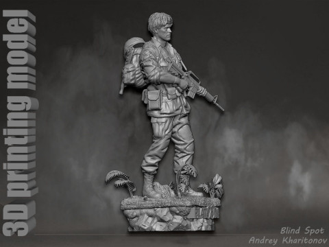 Platoon Sergeant Elias Modelo de impresión 3D