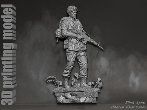 Platoon Sergeant Elias Modelo de impresión 3D