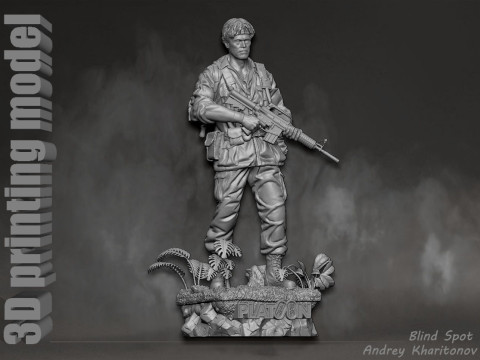 Platoon Sergeant Elias Modelo de impresión 3D