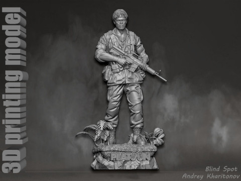 Platoon Sergeant Elias Modelo de impresión 3D