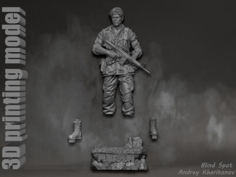 Platoon Sergeant Elias Modelo de impresión 3D