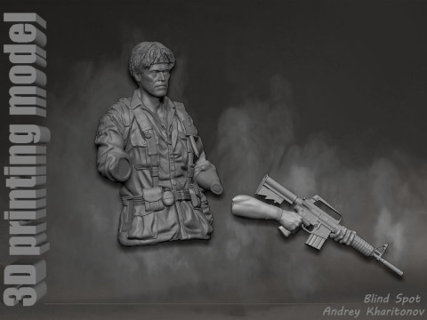 Platoon Sergeant Elias Modelo de impresión 3D