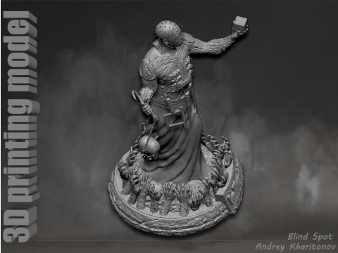 Hellraiser 3D 打印模型