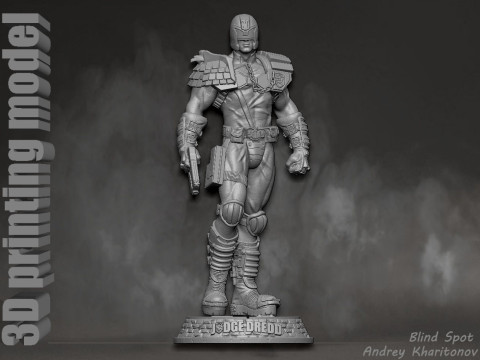 Judge Dredd Modelo de impresión 3D