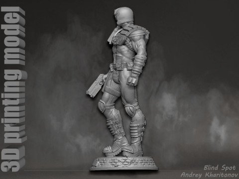 Judge Dredd 3D-printmodel