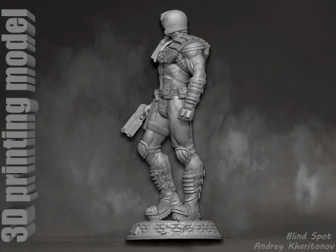 Judge Dredd 3D Print Model