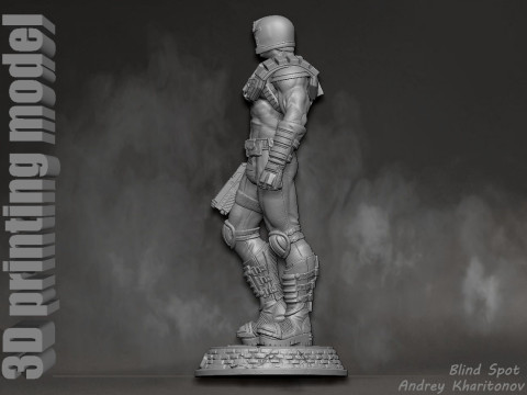 Judge Dredd 3D-printmodel