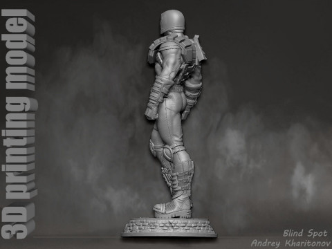 Judge Dredd 3D-printmodel