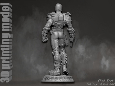 Judge Dredd 3D-printmodel