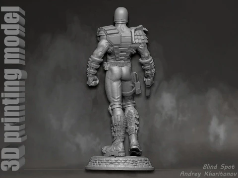 Judge Dredd 3D Print Model