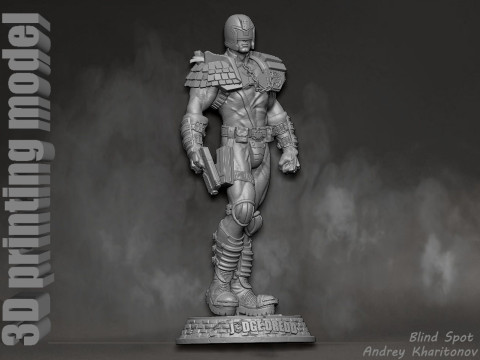 Judge Dredd 3D-printmodel