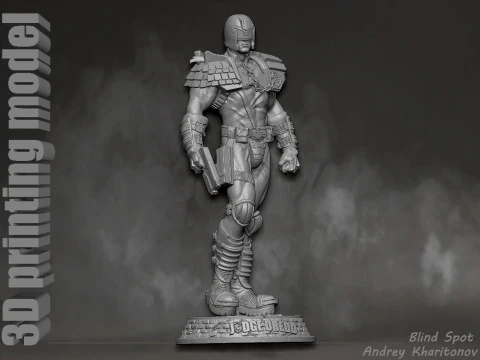 Judge Dredd 3D Print Model